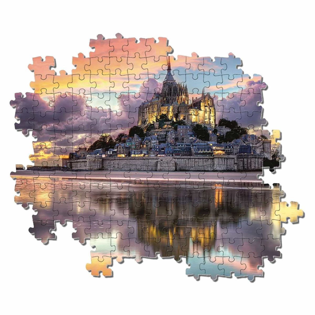Clementoni - Puzzle 1000 Piezas Le Magnifique Mont Saint-Michel High Quality Collection