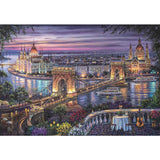 Clementoni - Puzzle 1000 Piezas Lights of the Danube High Quality Collection