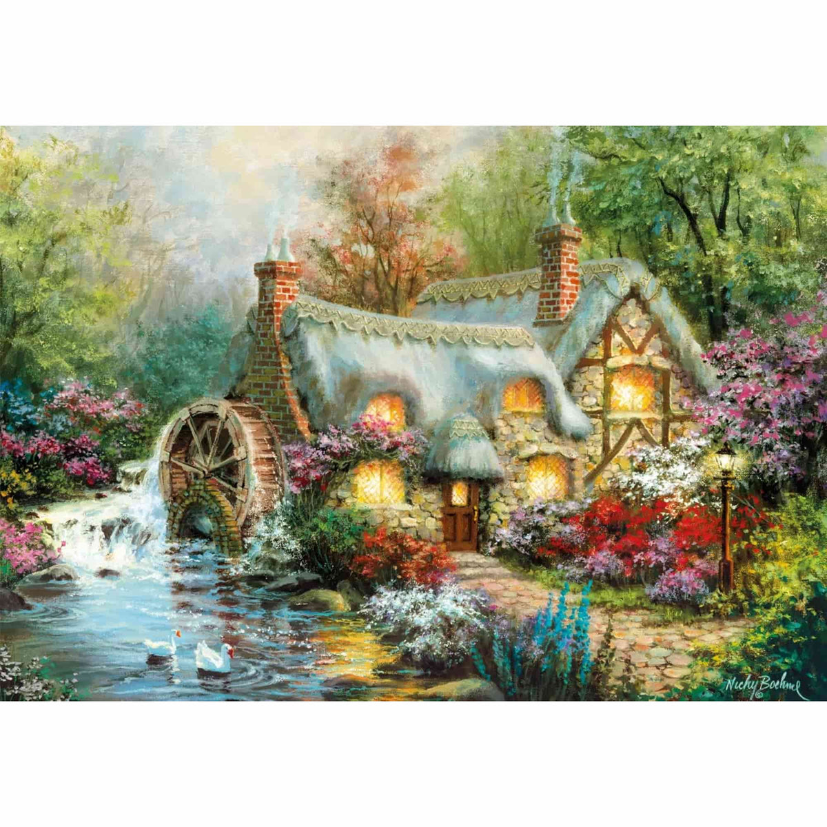 Clementoni - Puzzle 1500 Piezas Compact Country Retreat High Quality Collection