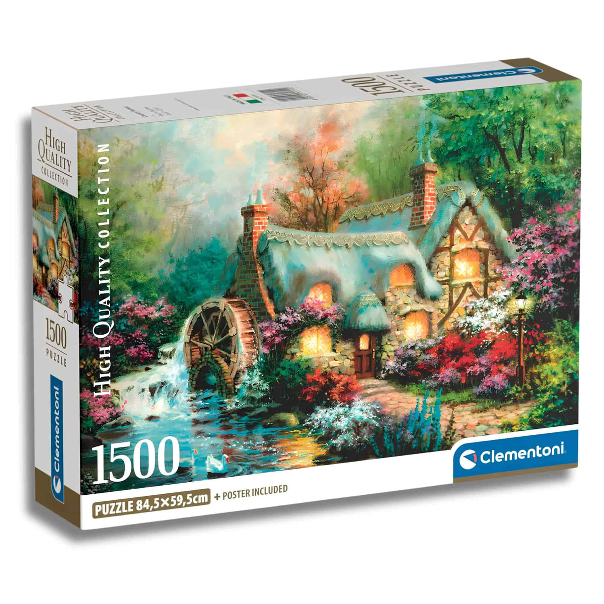 Clementoni - Puzzle 1500 Piezas Compact Country Retreat High Quality Collection