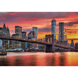 Clementoni - Puzzle 1500 Piezas Compact East River At Dusk High Quality Collection