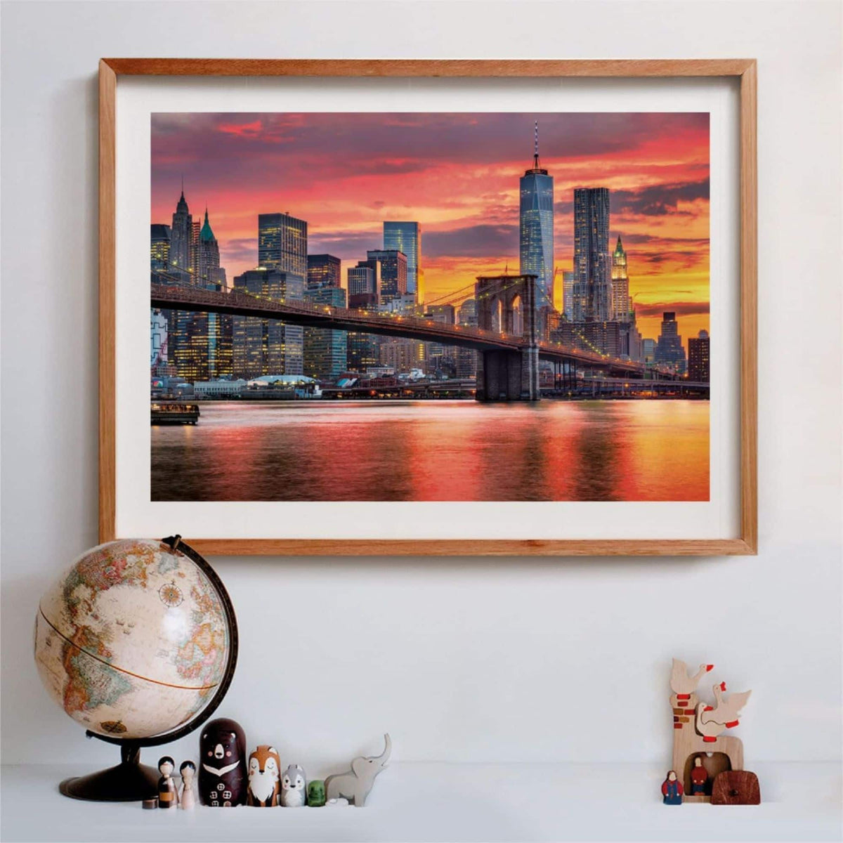 Clementoni - Puzzle 1500 Piezas Compact East River At Dusk High Quality Collection