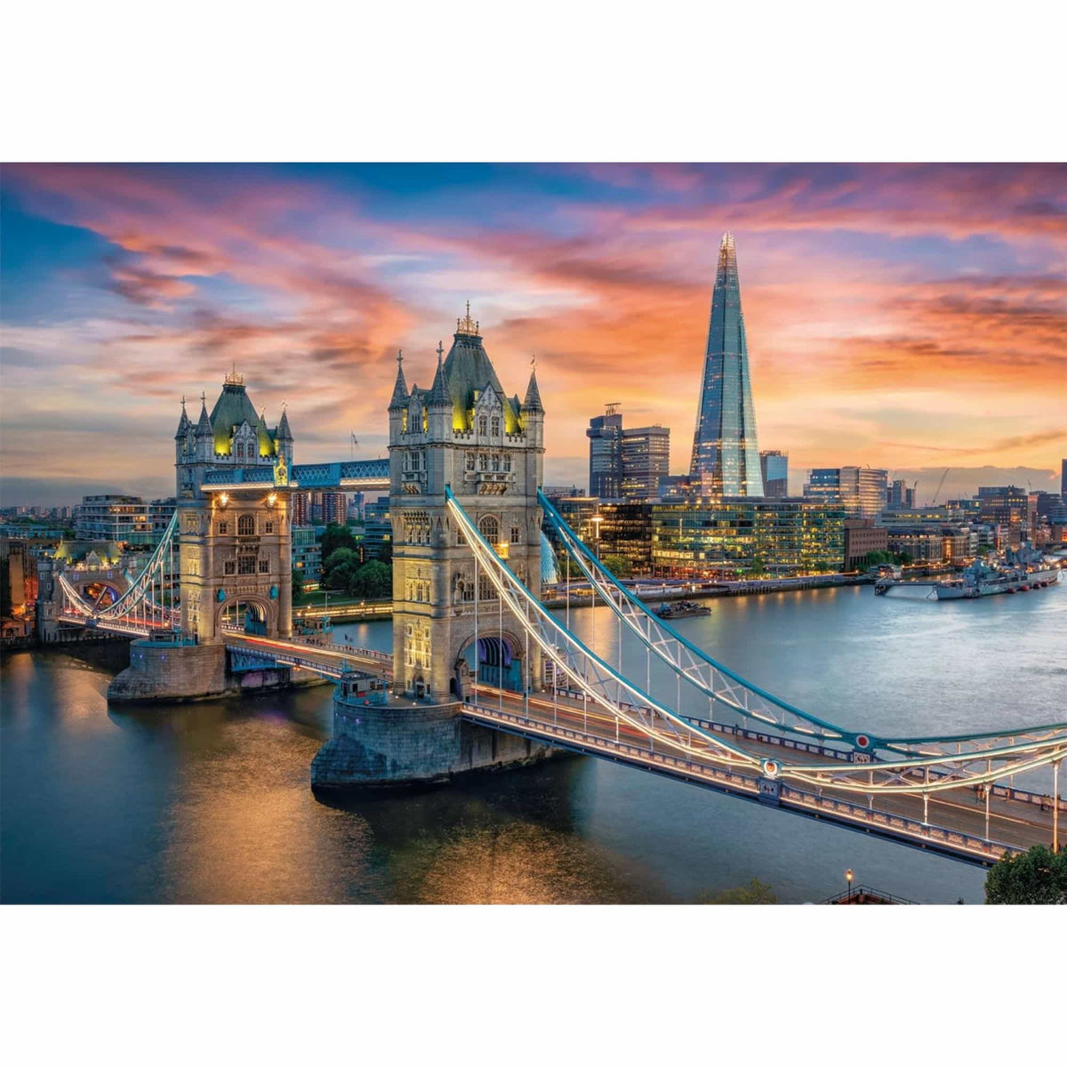 Clementoni - Puzzle 1500 Piezas Compact London Twilight High Quality Collection