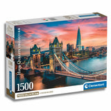 Clementoni - Puzzle 1500 Piezas Compact London Twilight High Quality Collection