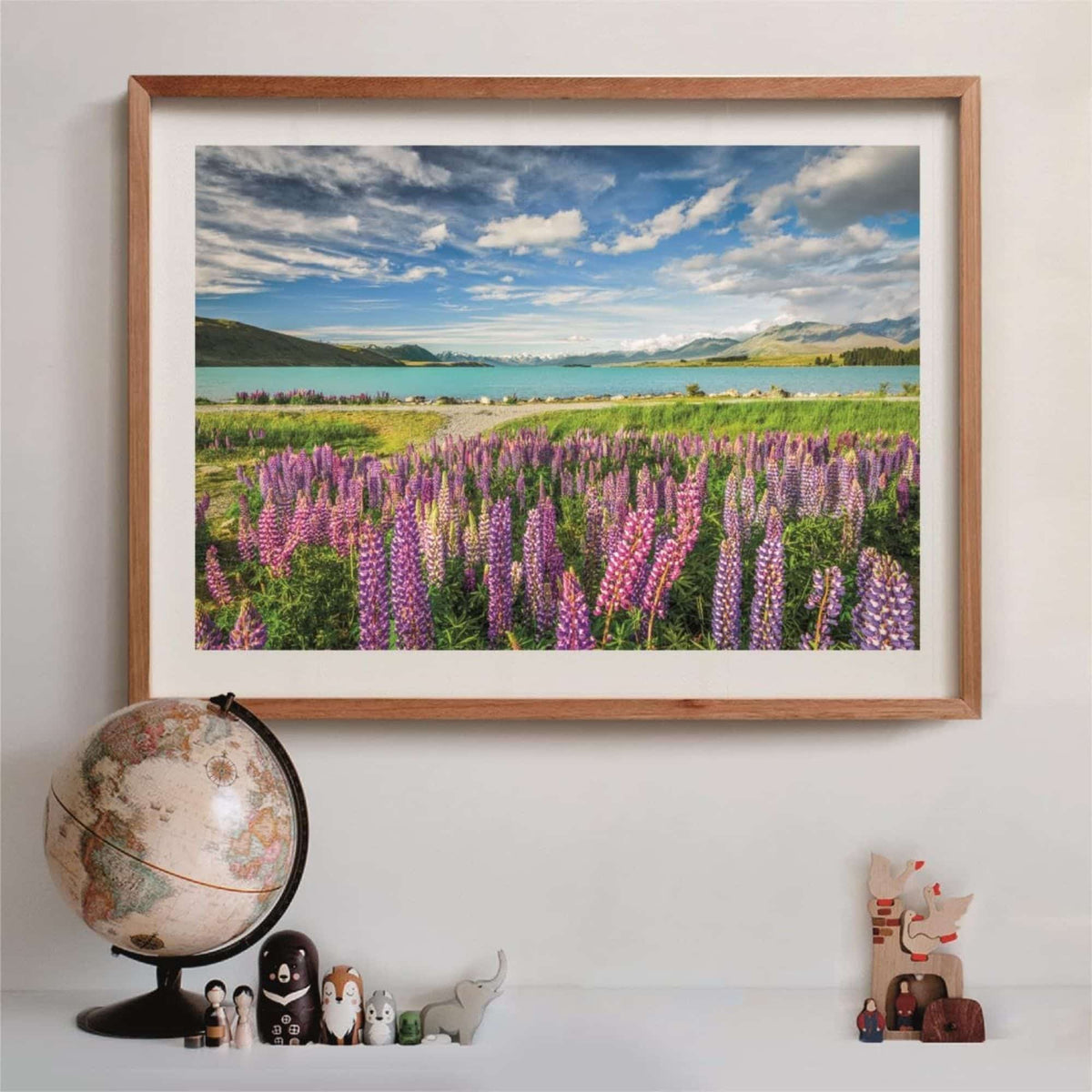 Clementoni - Puzzle 1500 Piezas Compact Lupins at Lake Tekapo High Quality Collection