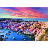 Clementoni - Puzzle 1500 Piezas Compact Picturesque Procida Island High Quality Collection