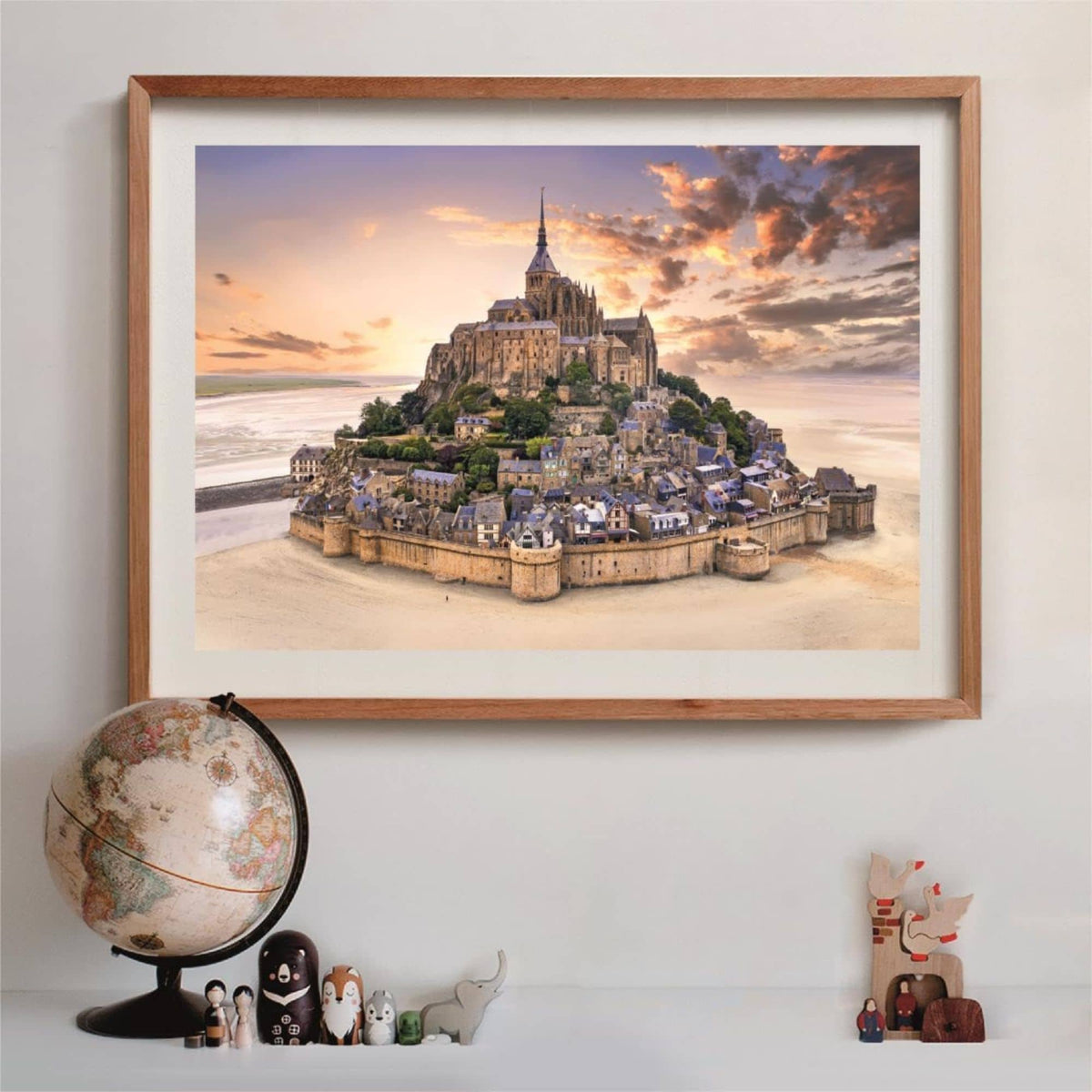 Clementoni - Puzzle 1500 Piezas Compact The Mont Saint-Michel Rising High Quality Collection