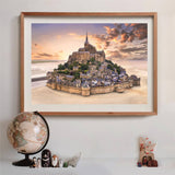 Clementoni - Puzzle 1500 Piezas Compact The Mont Saint-Michel Rising High Quality Collection