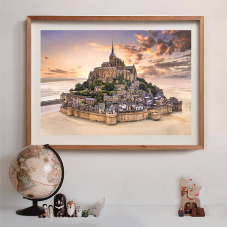 Clementoni - Puzzle 1500 Piezas Compact The Mont Saint-Michel Rising High Quality Collection