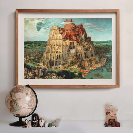 Clementoni - Puzzle 1500 Piezas Compact Torre de Babel Museum Collection