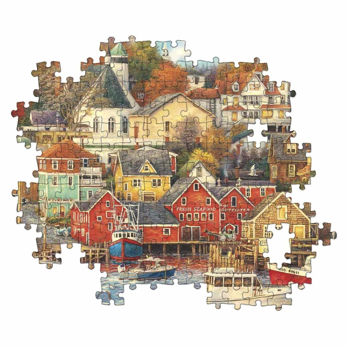 Clementoni - Puzzle 1500 Piezas Good Times Harbor High Quality Collection