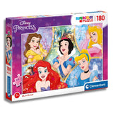 Clementoni - Puzzle 180 Piezas Princesas Disney