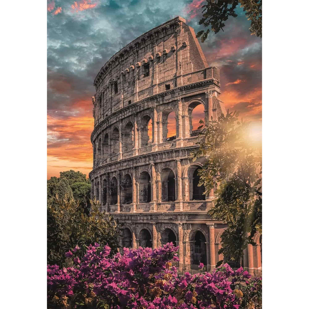 Clementoni - Puzzle 500 Piezas Compact Flavian Amphitheatre High Quality Collection