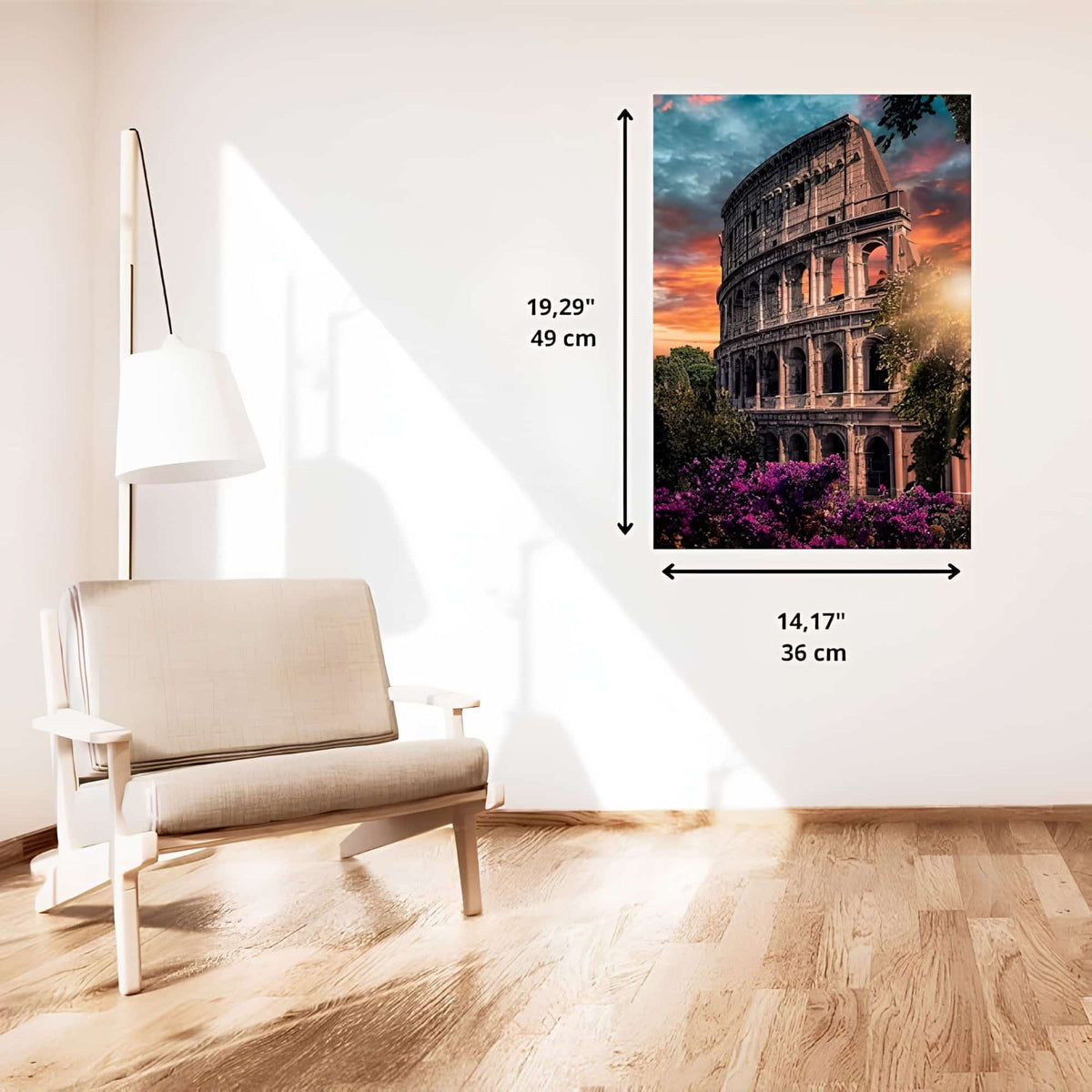 Clementoni - Puzzle 500 Piezas Compact Flavian Amphitheatre High Quality Collection