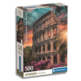 Clementoni - Puzzle 500 Piezas Compact Flavian Amphitheatre High Quality Collection