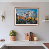 Clementoni - Puzzle 500 Piezas Compact Neuschwanstein Castle High Quality Collection