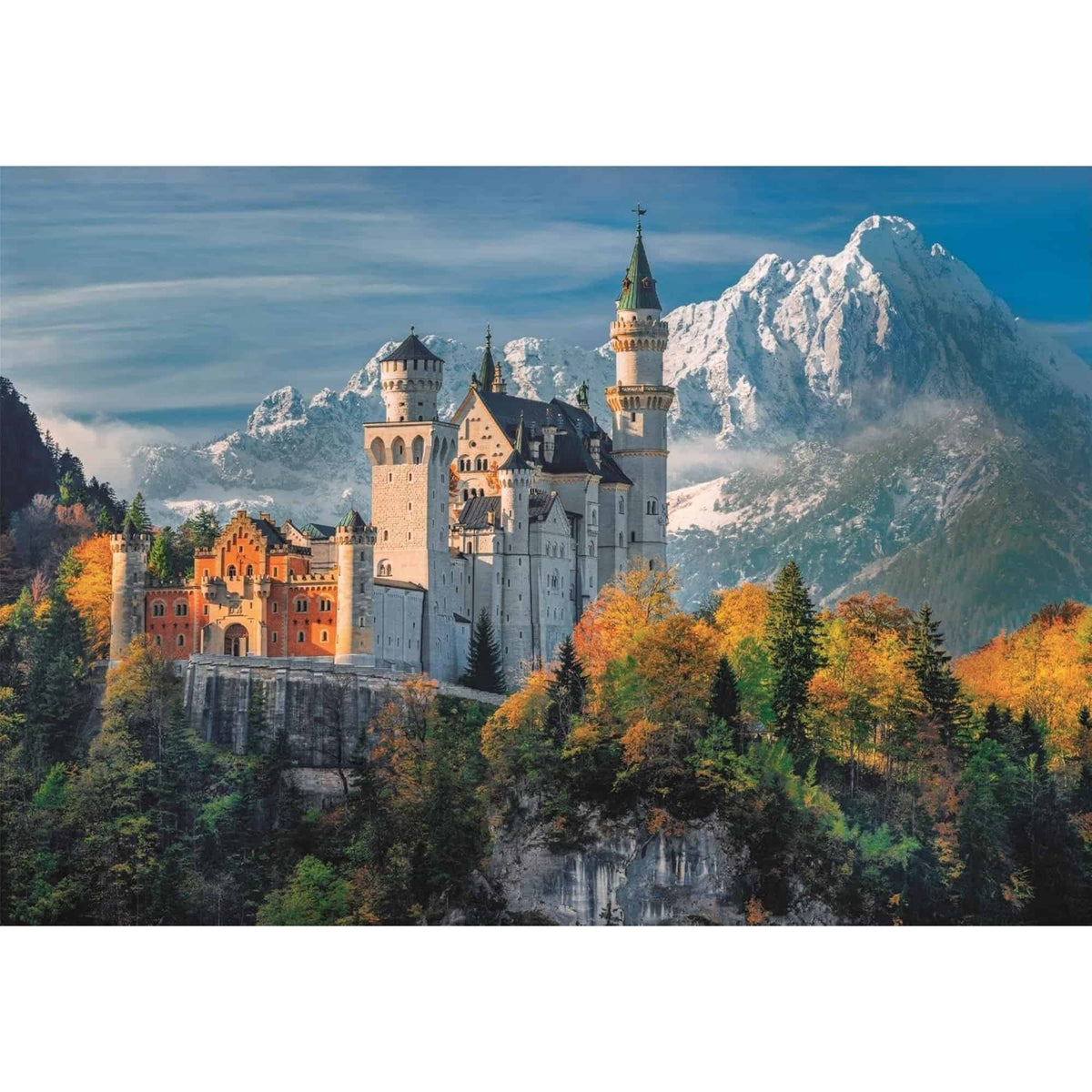 Clementoni - Puzzle 500 Piezas Compact Neuschwanstein Castle High Quality Collection
