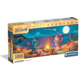 Clementoni - Puzzle 1000 Piezas Disney Stitch Panorama