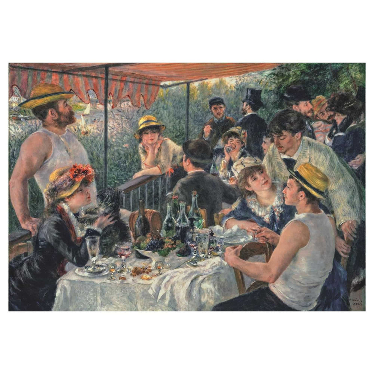Clementoni - Puzzle 1000 Piezas El Almuerzo de los Remeros Museum Collection