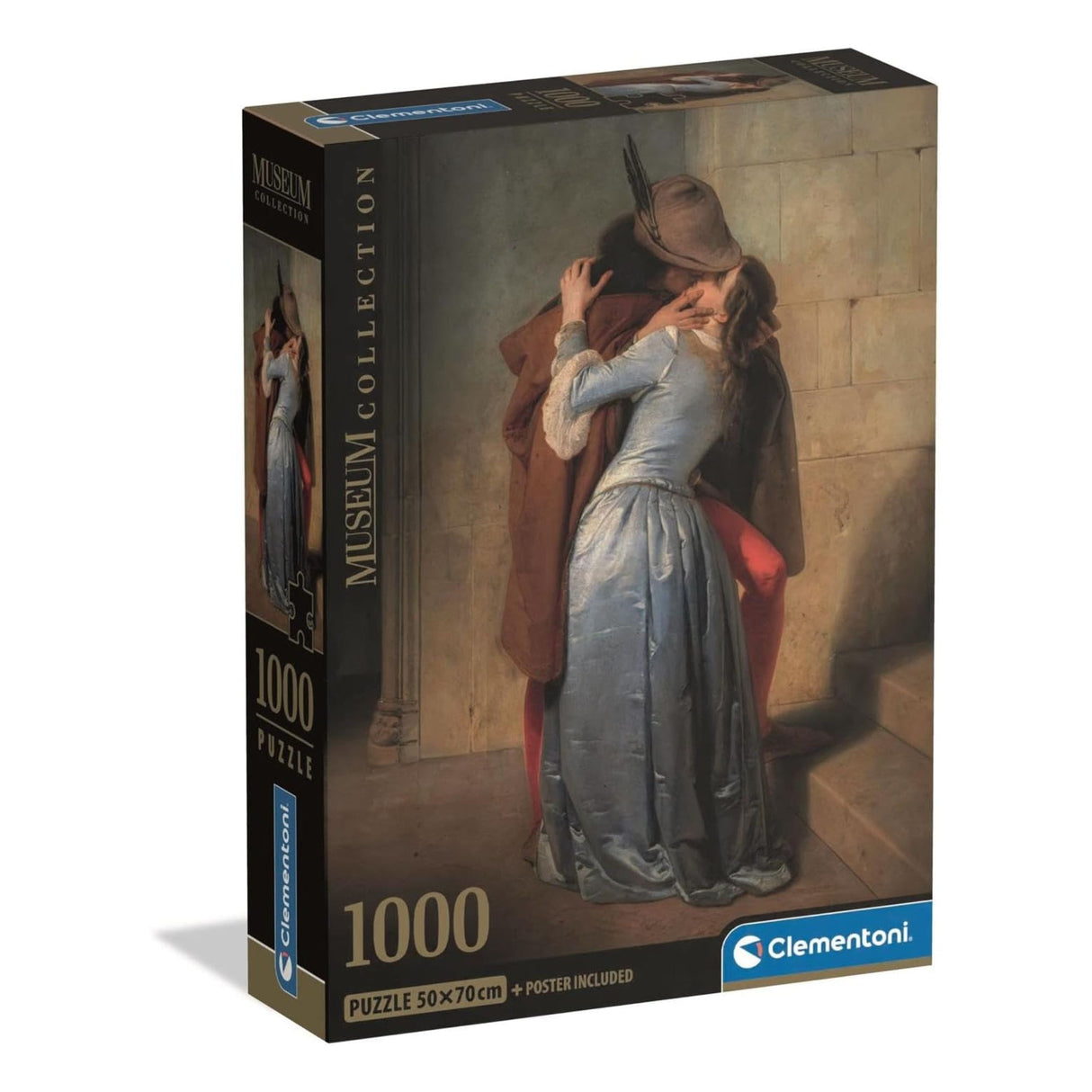 Clementoni - Puzzle 1000 Piezas El Beso Francesco Hayez Museum Collection