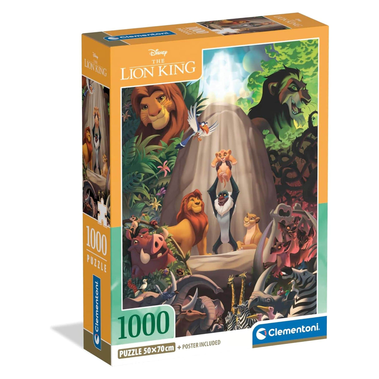 Clementoni - Puzzle 1000 Piezas El Rey León Disney
