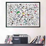 Clementoni - Puzzle 1000 Piezas Peanuts Snoopy Impossible