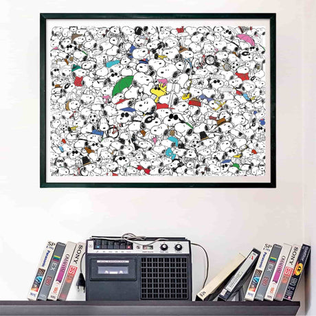 Clementoni - Puzzle 1000 Piezas Peanuts Snoopy Impossible