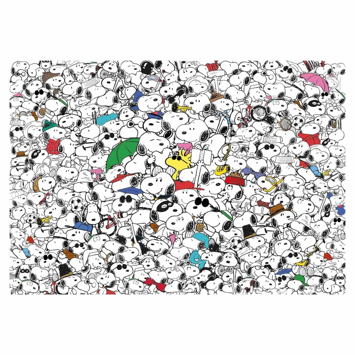 Clementoni - Puzzle 1000 Piezas Peanuts Snoopy Impossible
