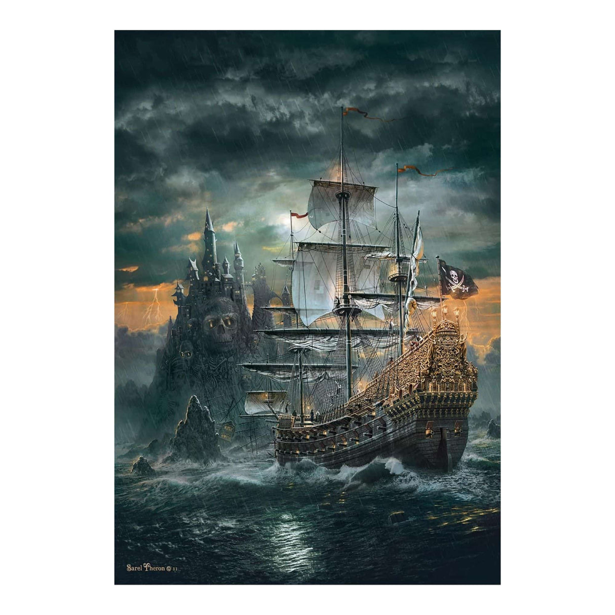 Clementoni - Puzzle 1500 Piezas Barco Pirata High Quality Collection