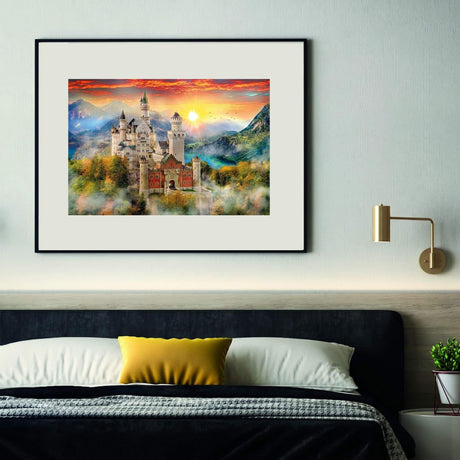 Clementoni - Puzzle 2000 Piezas Castillo Neuschwastein High Quality Collection