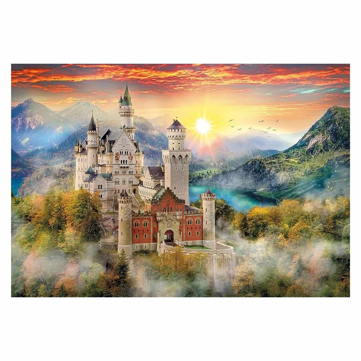 Clementoni - Puzzle 2000 Piezas Castillo Neuschwastein High Quality Collection