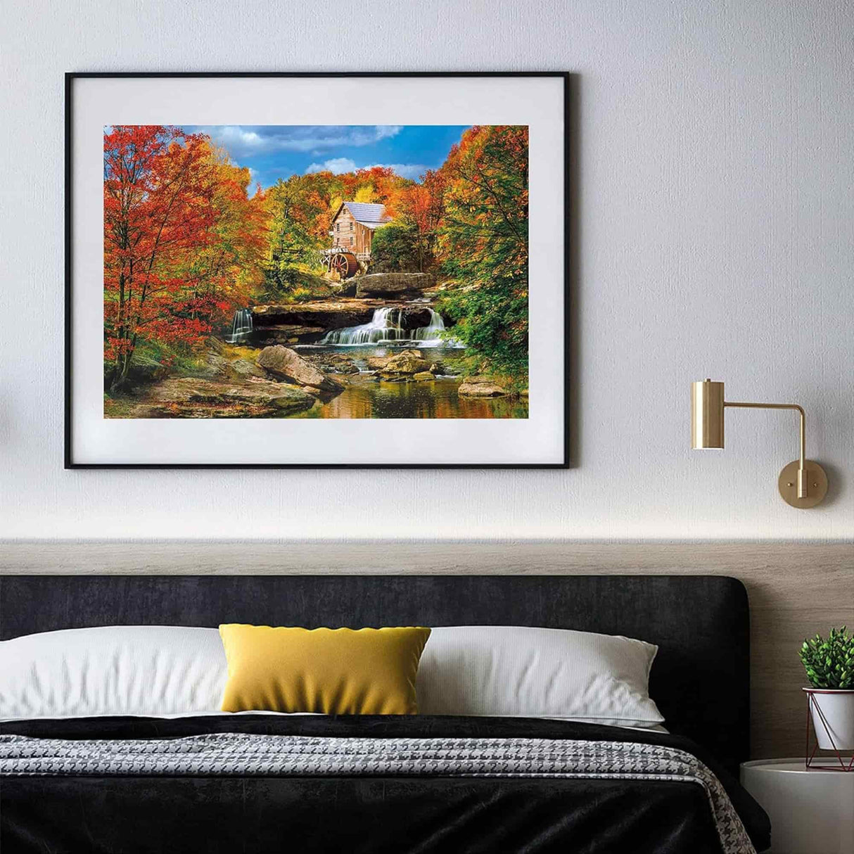 Clementoni - Puzzle 2000 Piezas Molino en Glade Creek High Quality Collection