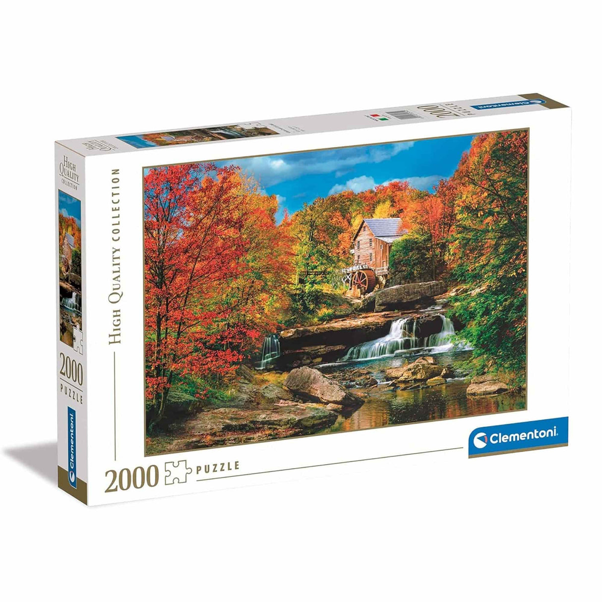 Clementoni - Puzzle 2000 Piezas Molino en Glade Creek High Quality Collection