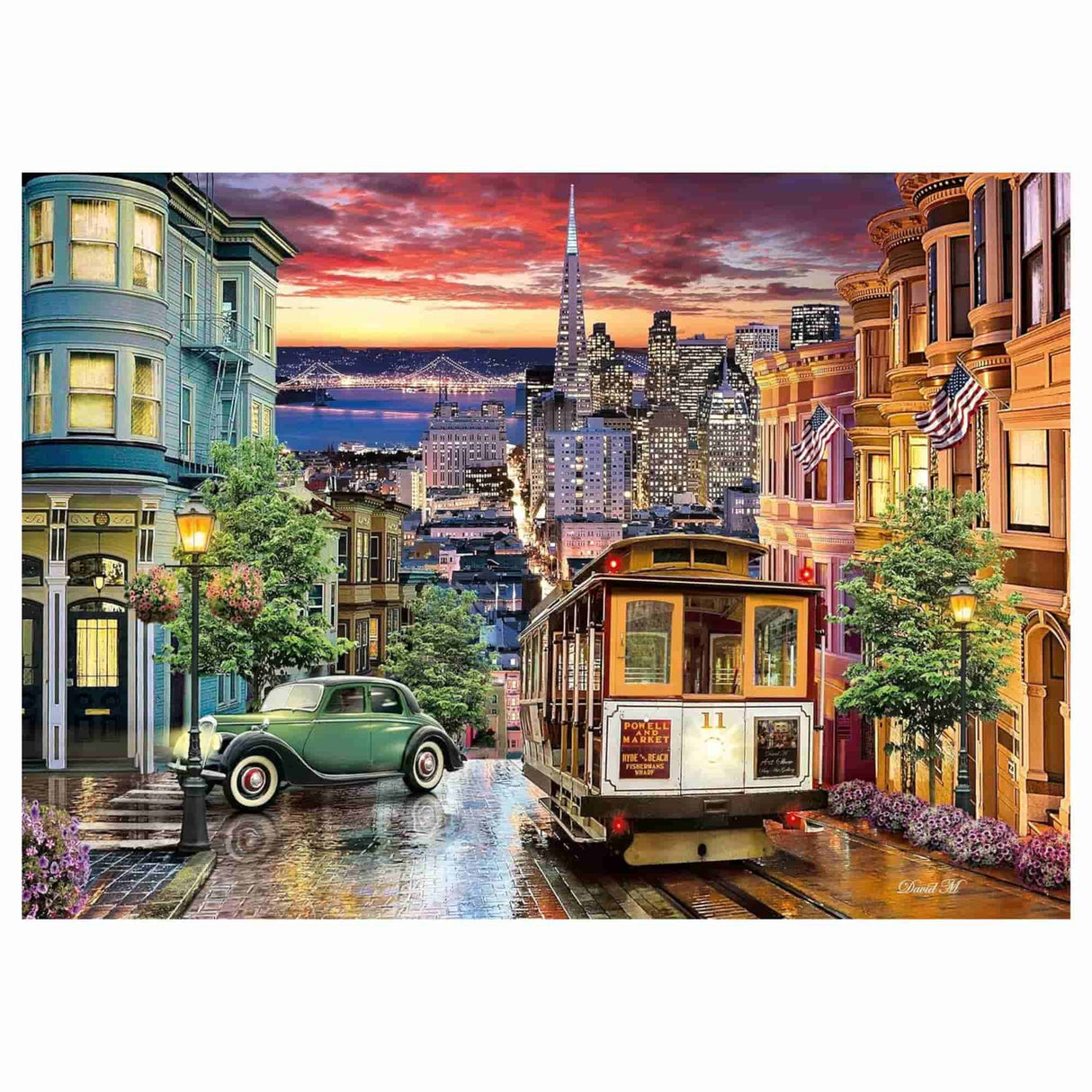 Clementoni - Puzzle 3000 Piezas San Francisco High Quality Collection