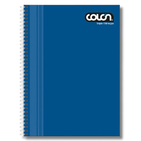 Colon - Cuaderno Triple Liso 7 mm 150 h