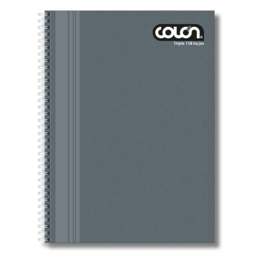 Colon - Cuaderno Triple Liso 7 mm 150 h