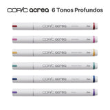 Copic Acrea - Set 6 Marcadores Punta Fina Deep