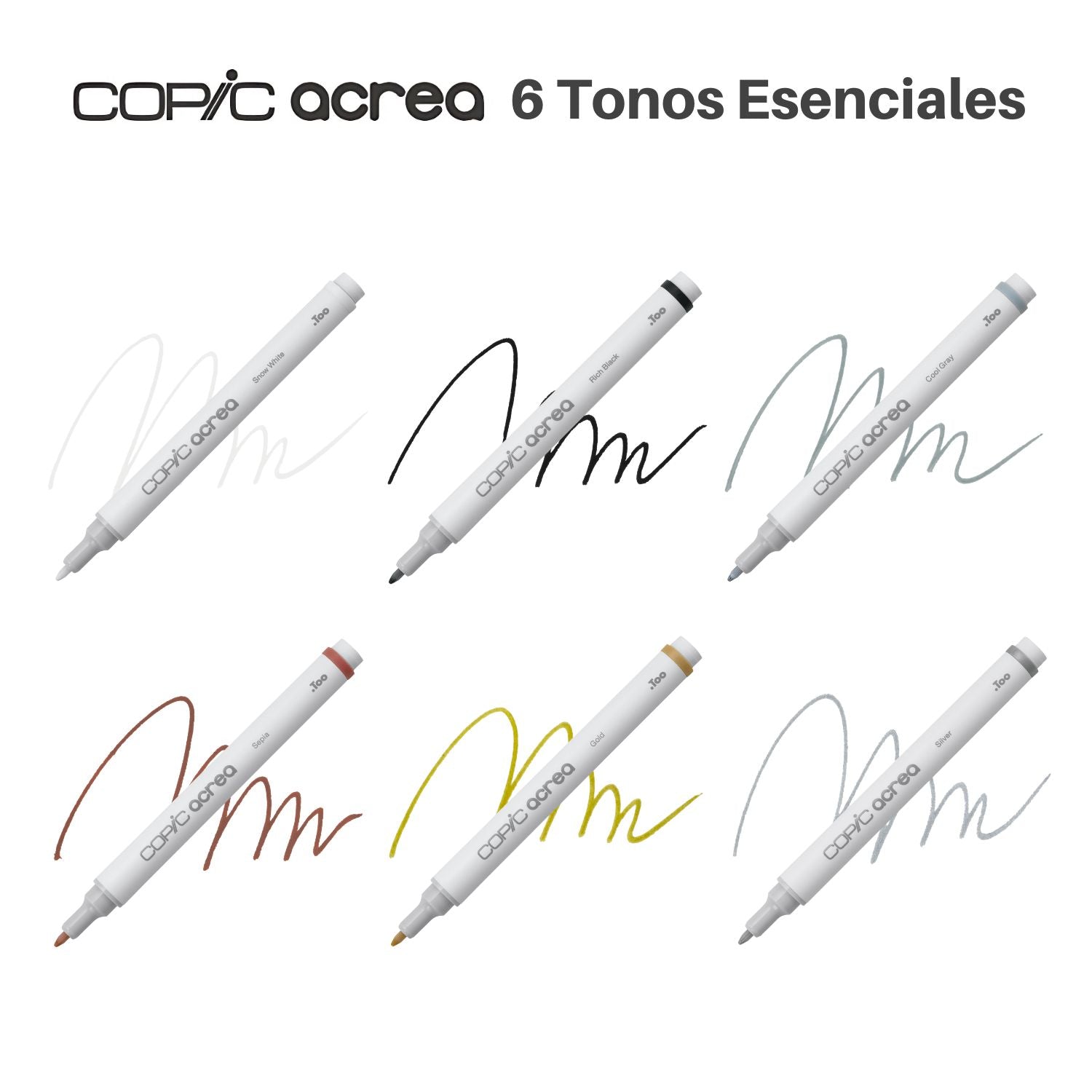 Set Marcadores de Pintura Copic Acrea Essentials – Dibu Chile
