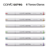 Copic Acrea - Set 6 Marcadores Punta Fina Light