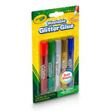 Crayola - Set 5 Pegamento Glitter Lavable Bold Blazes
