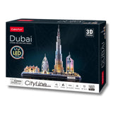 Cubicfun Cityline - Puzzle 3D Dubai LED