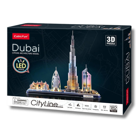 Cubicfun Cityline - Puzzle 3D Dubai LED
