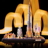 Cubicfun Cityline - Puzzle 3D Dubai LED