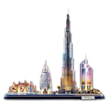 Cubicfun Cityline - Puzzle 3D Dubai LED