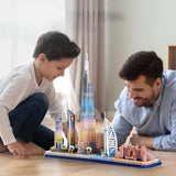 Cubicfun Cityline - Puzzle 3D Dubai LED
