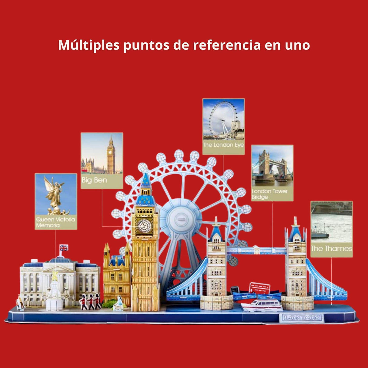 Cubicfun Cityline - Puzzle 3D London LED