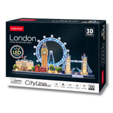 Cubicfun Cityline - Puzzle 3D London LED