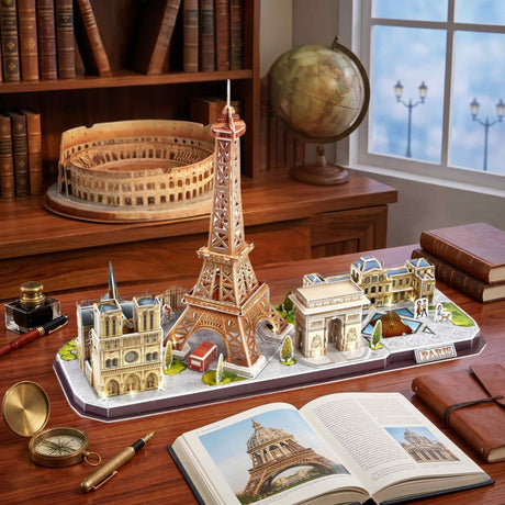 Cubicfun Cityline - Puzzle 3D Paris LED