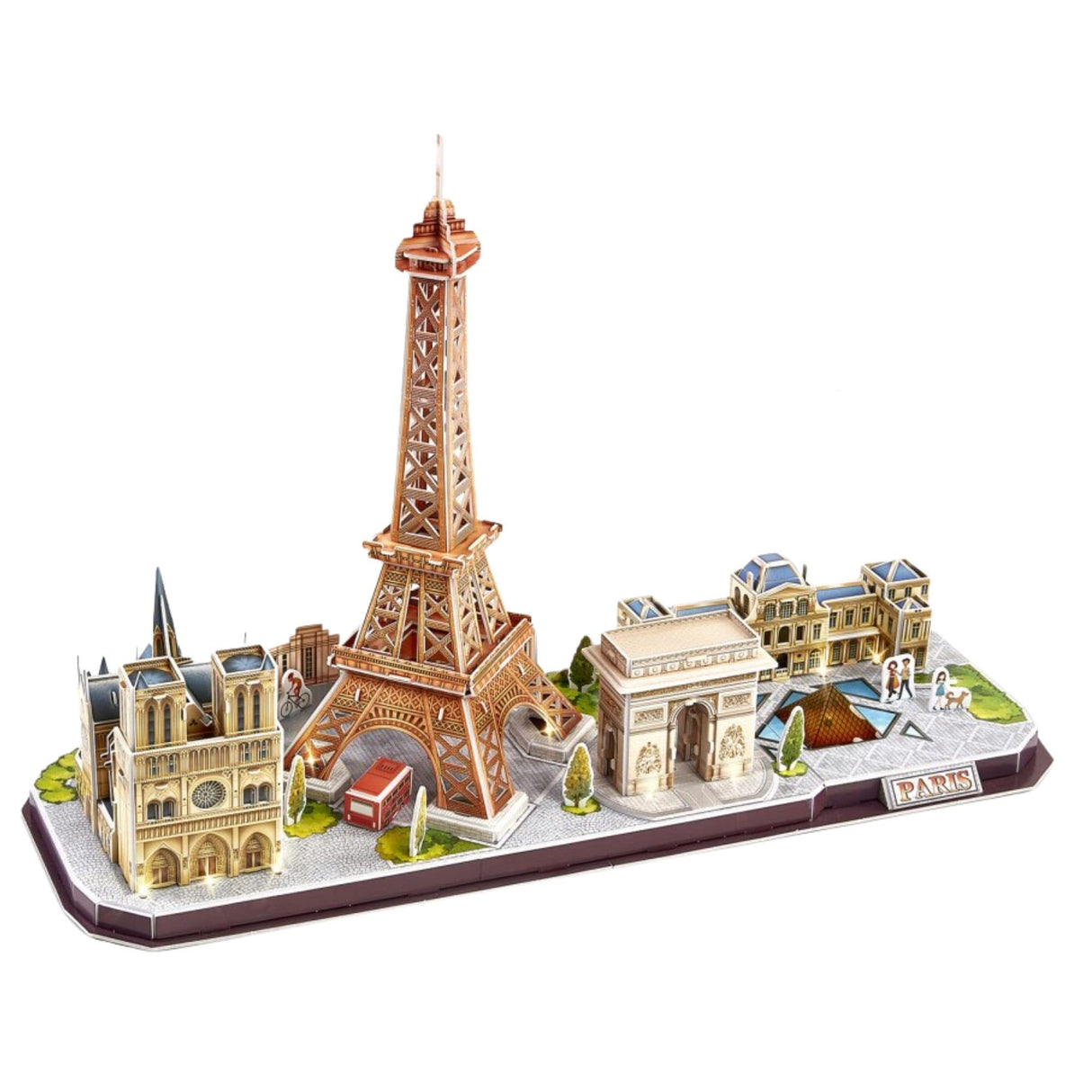 Cubicfun Cityline - Puzzle 3D Paris LED