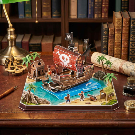 Cubicfun Mini - Puzzle 3D Barco Pirata